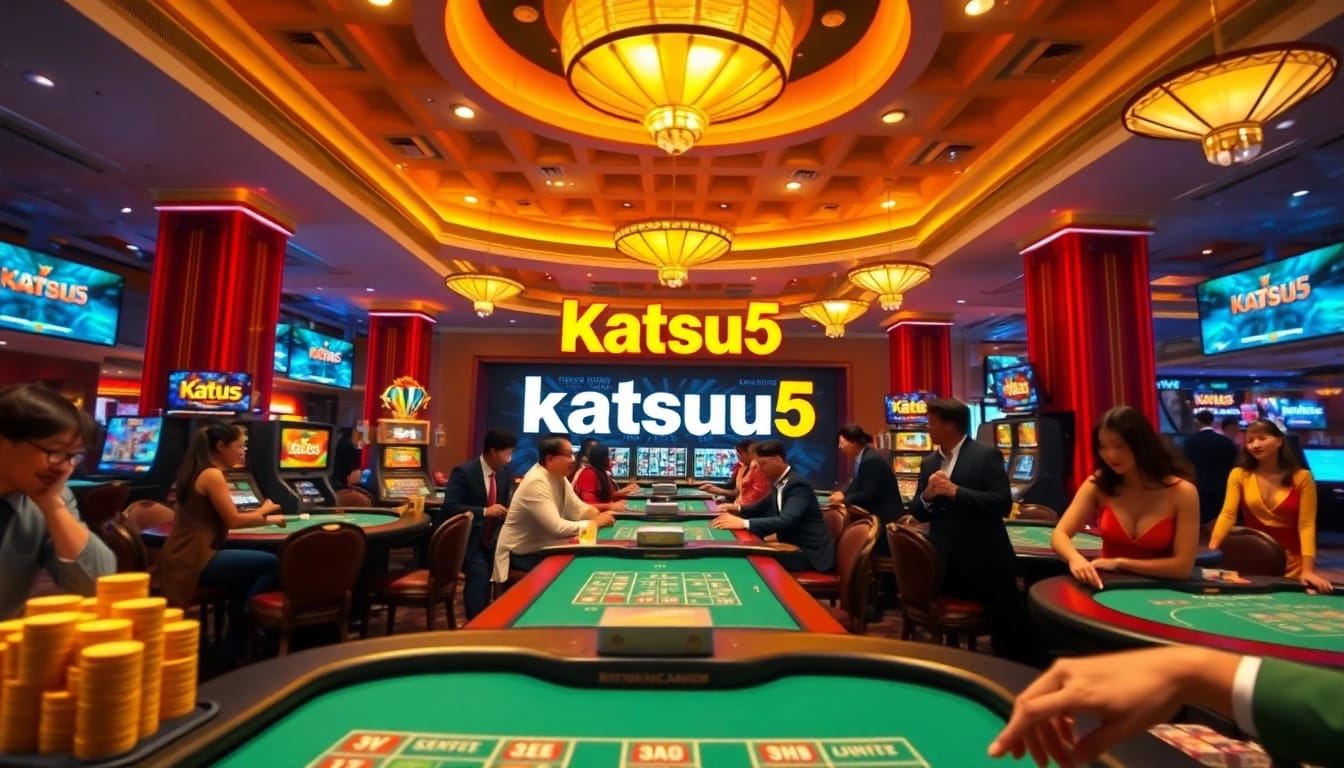 Menangkan permainan di Katsu5 kasino mewah yang penuh semangat dan antusiasme.