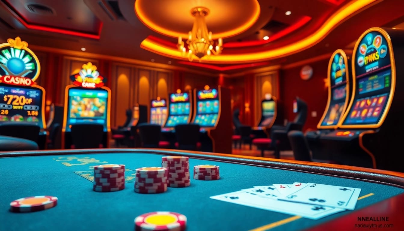 Experience thrilling online gambling on nhacaiuytinvn.us.com with vibrant tables and dynamic betting interfaces.