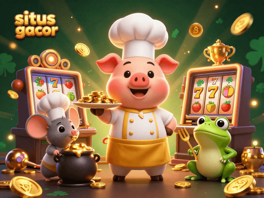 Experience the excitement of situs slot gacor gaming with engaging characters and gold-filled scenes.