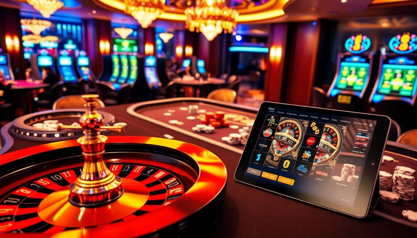 Players enjoying high-stakes fun at TG88 casino tables featuring vibrant roulette and slots.