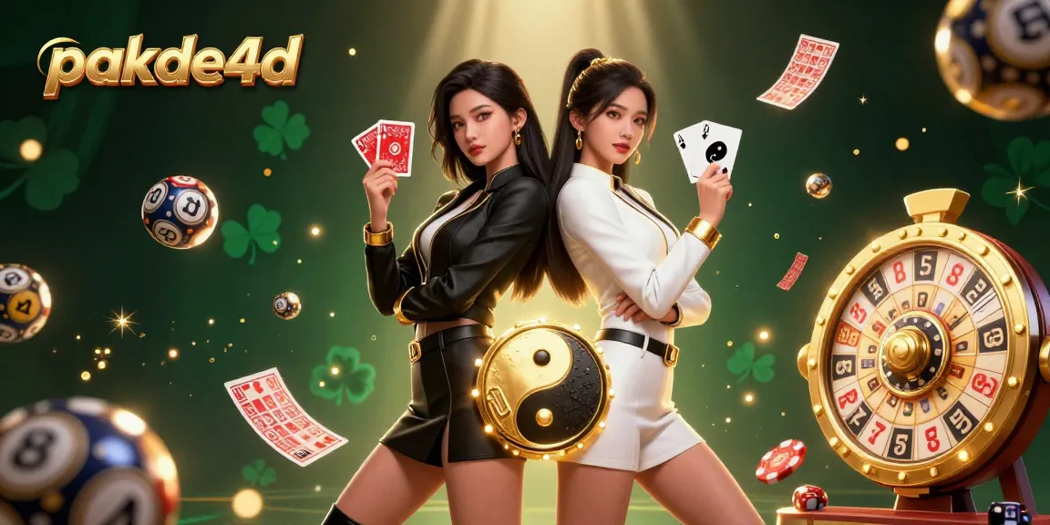 Engage with the thrilling world of pakde4d by exploring vibrant lottery and bingo elements in this dynamic illustration.