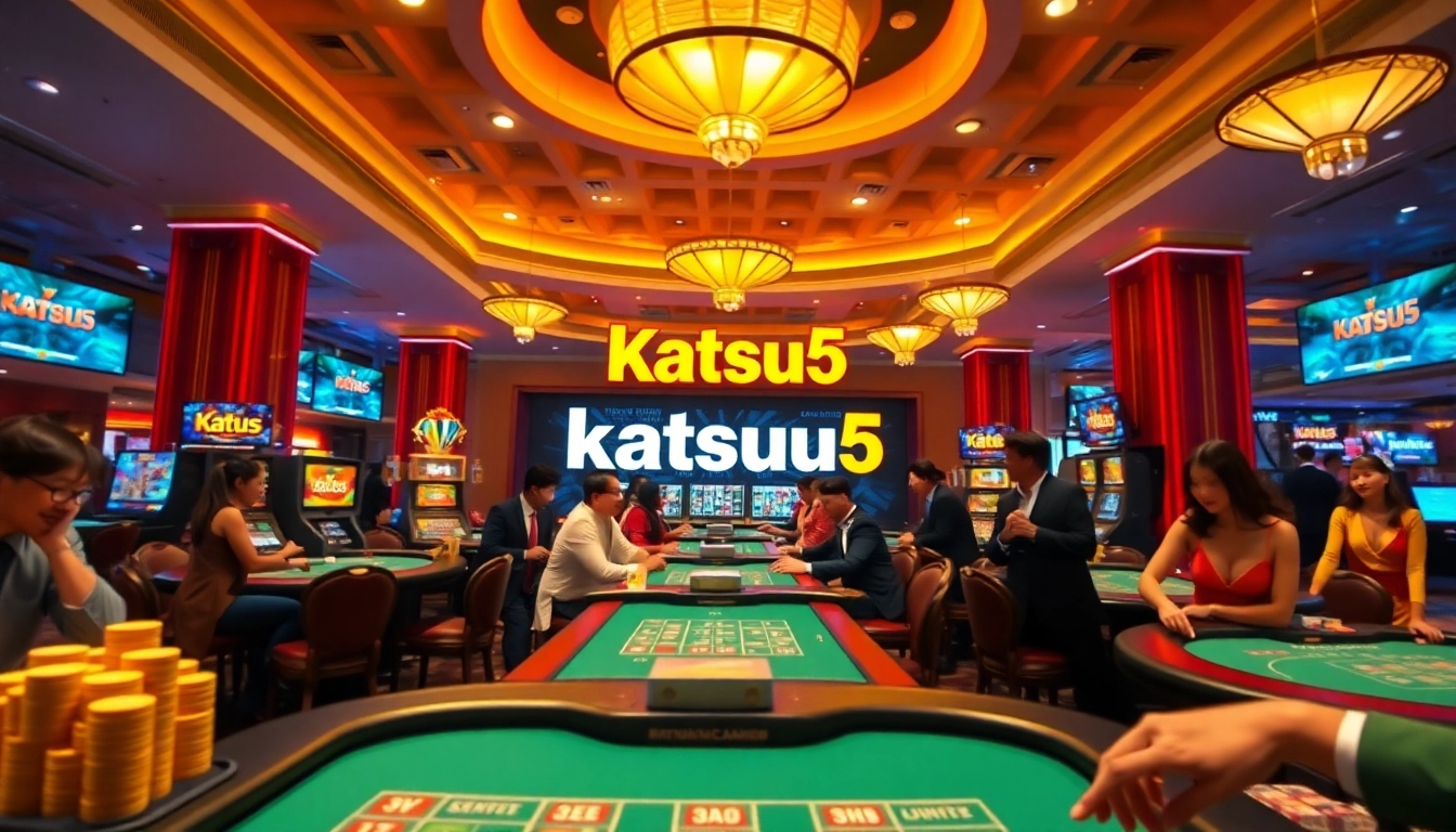 Menangkan permainan di Katsu5 kasino mewah yang penuh semangat dan antusiasme.