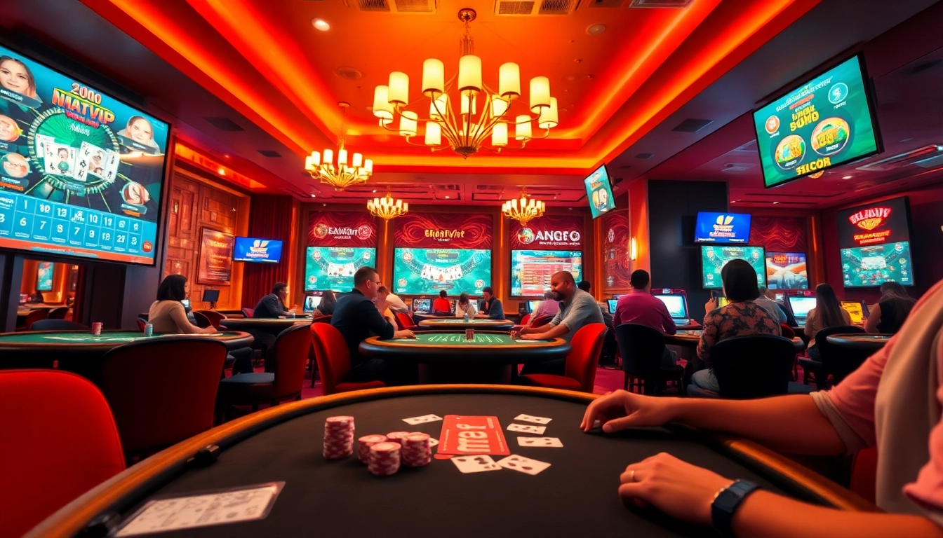 Nhatvip showcases vibrant gaming experiences on its homepage.