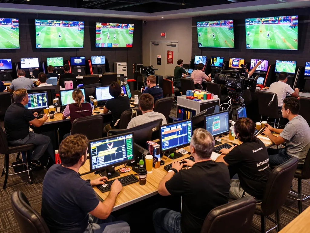 Betters engage intensely with the nk88 sports betting app while monitoring live gameplay events