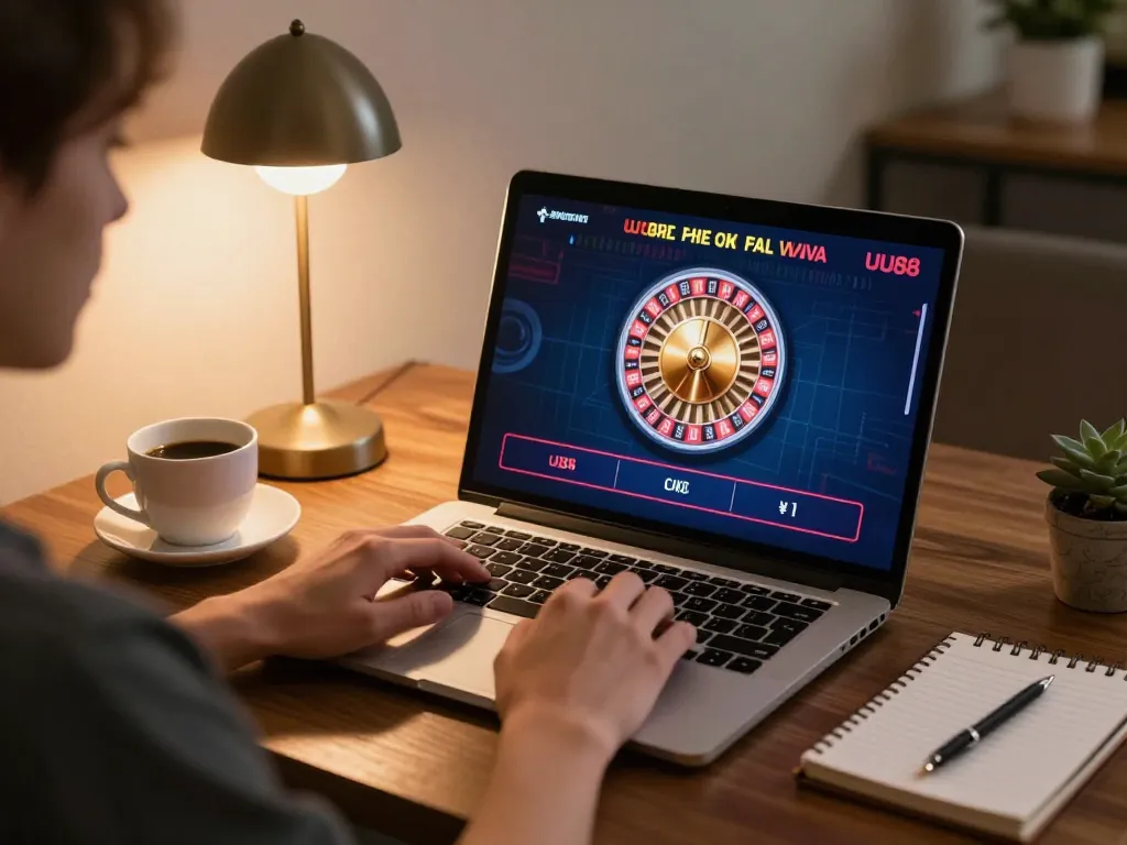 Experience thrilling online roulette gameplay at UU88 with an engaging live session setup.