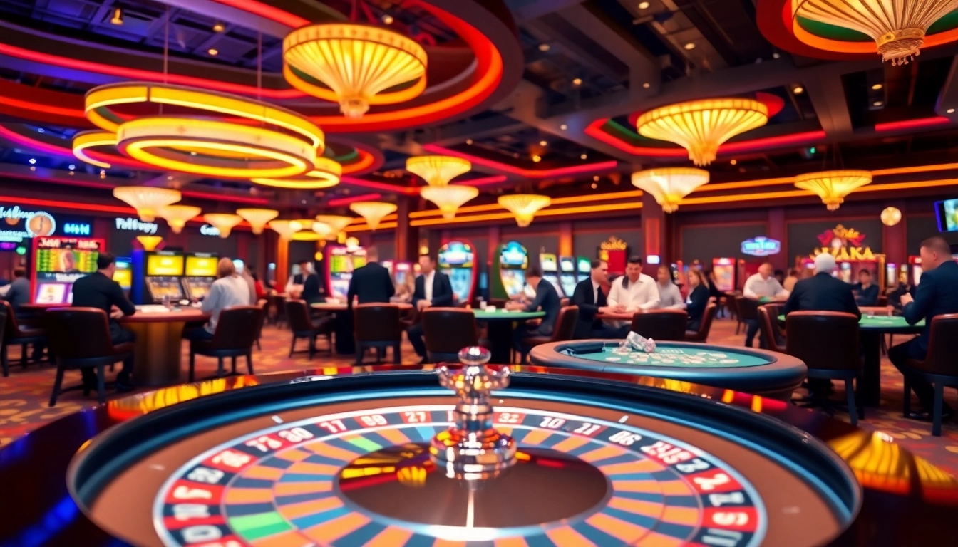 Experience the excitement of y3娱乐 with lively casino gaming and vibrant atmosphere.