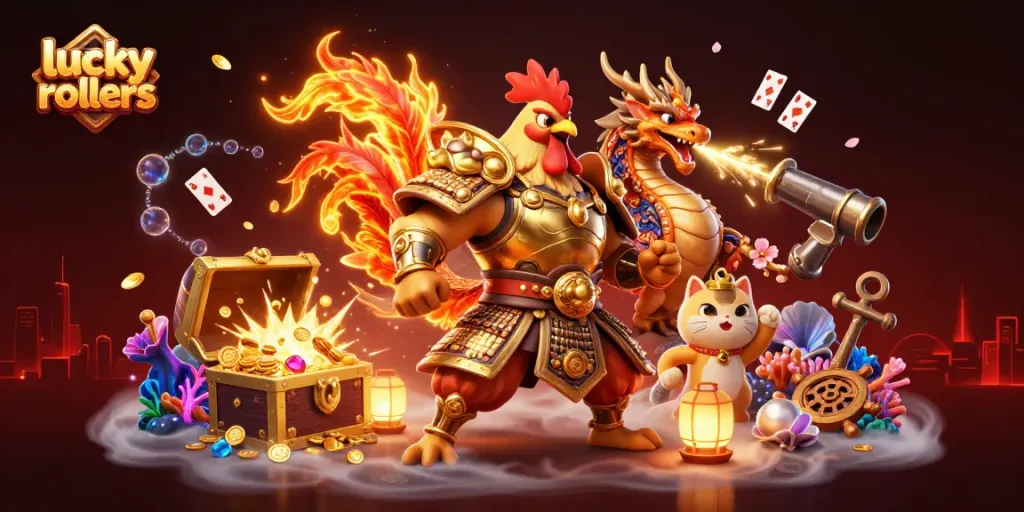 Experience thrilling wins at lucky rollers casino with dynamic characters and gaming elements.