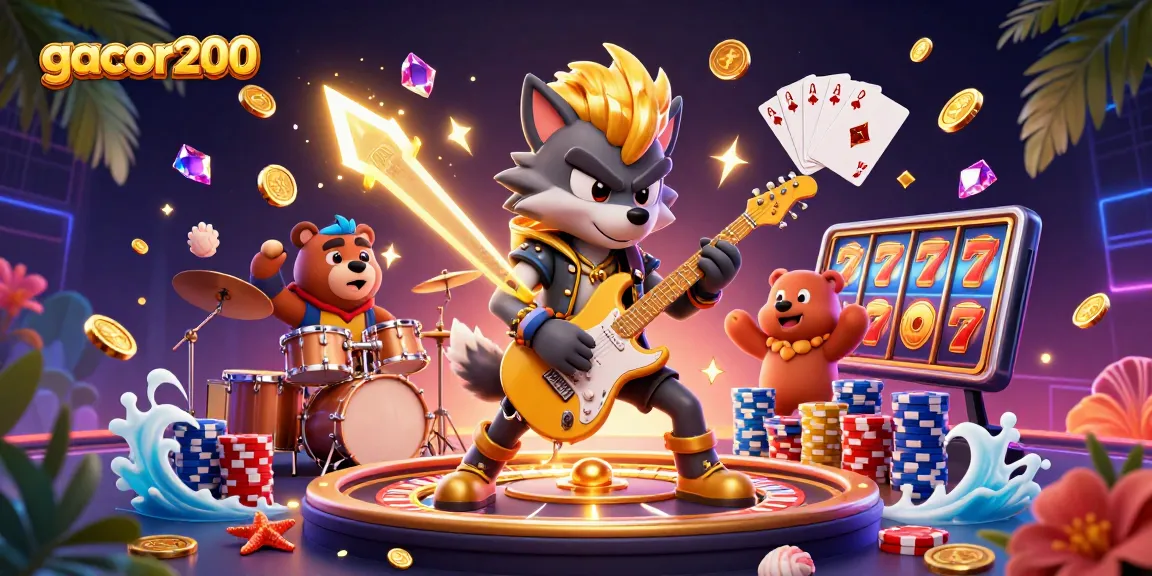 Experience the vibrant action of gacor200 casino with thrilling characters and dynamic game elements.