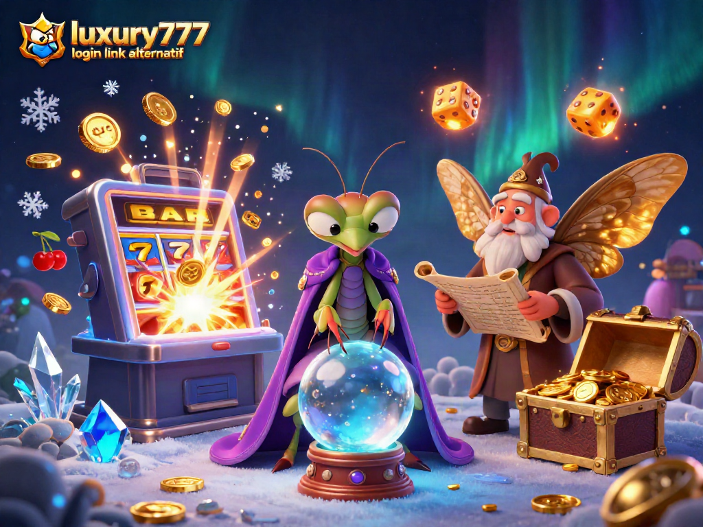 Melihat akses login luxury777 link alternatif dengan mantis peramal dan harta temuan kasino.