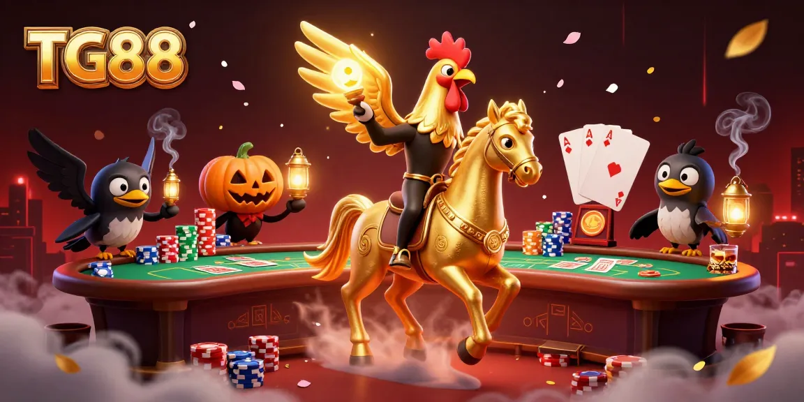Experience TG88's thrilling casino magic with vibrant characters and lively games.