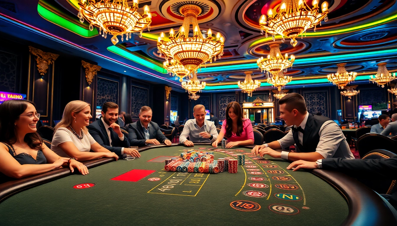 Bei casino spielen am Tisch erleben enthusiastische Spieler intensiven Spaß und Nervenkitzel.