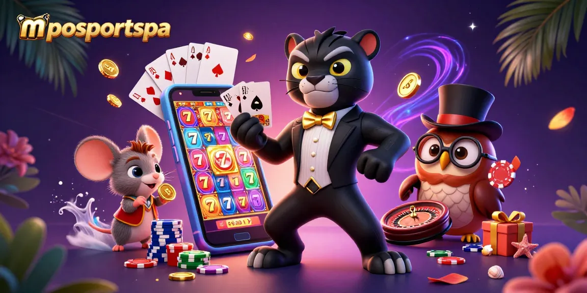 Engage in exciting games at mposportspa while experiencing dynamic 3D casino characters and vibrant visuals.