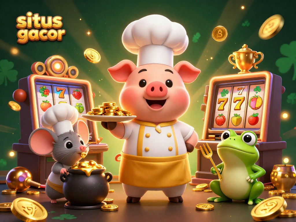 Experience the excitement of situs slot gacor gaming with engaging characters and gold-filled scenes.