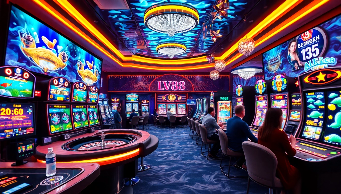 Engaging casino scene featuring LV88 with players enjoying vibrant games in 2026.