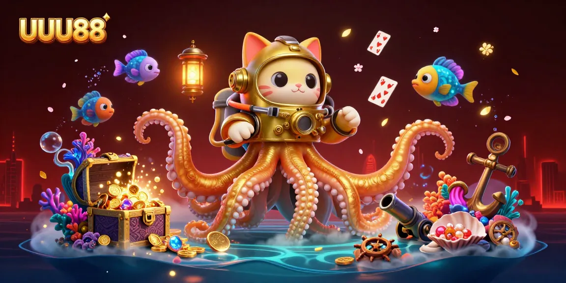Engage with UUU88 in a vibrant underwater adventure filled with treasure and excitement.