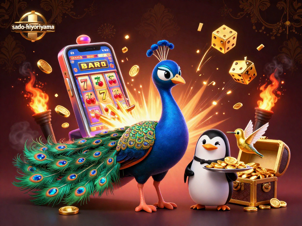 Spin the reels at sado-hiyoriyama to uncover lavish casino jackpots with vibrant graphics.