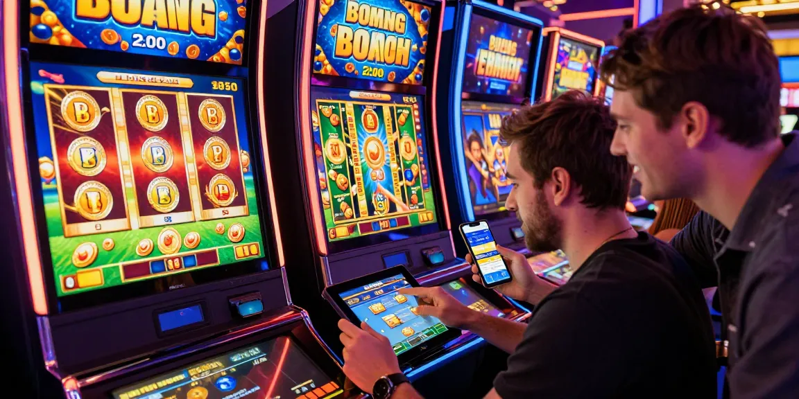 Engaged player exploring bonus buy slots in an exciting online casino environment, showcasing vibrant graphics and interactive gaming.