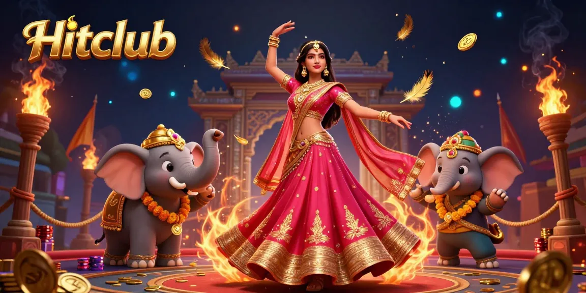 Engage with Hitclub's vivid casino scene showcasing lively gameplay elements and dynamic characters.