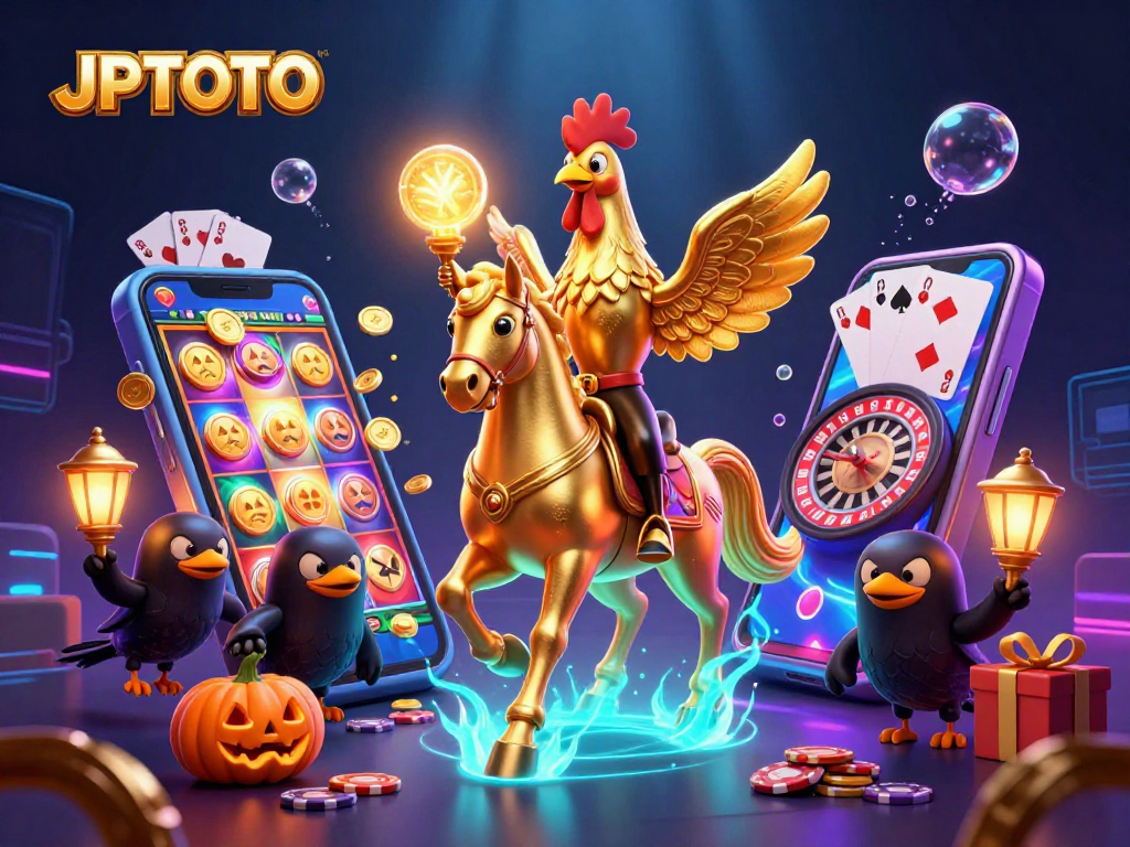 Experience JPTOTO's thrilling new kitchen set launch amidst vibrant casino scenes.