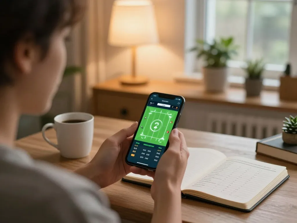 Engaging in online sports betting with nhacaiuytin app in a cozy home setting