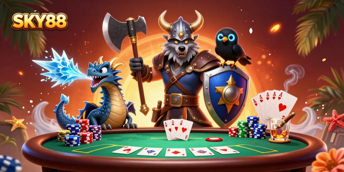 Engage with thrilling bets at SKY88 while immersed in an epic casino adventure.