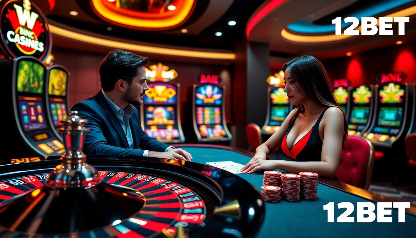 Experience the thrill of winning at 12BET with immersive online casino games and vibrant visuals.