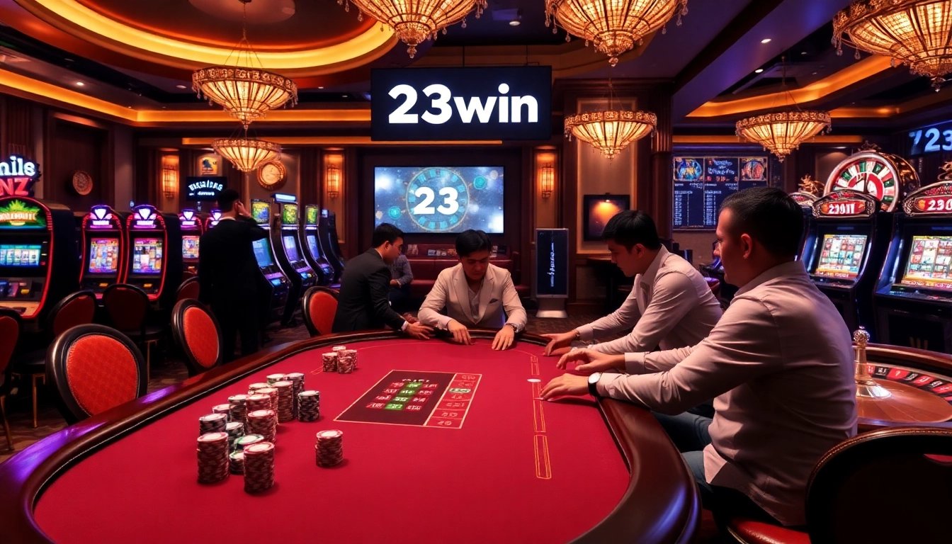 Experience the thrill of gambling at 23win with exciting poker and slot games.