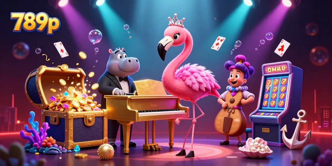Engaging casino scene showcasing the brand 789p with lively characters and vibrant gaming elements.