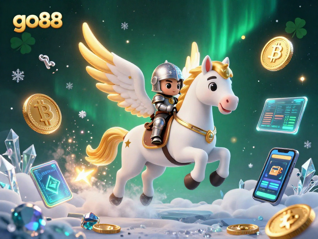 Experience thrilling adventures with go88 in this vibrant 3D casino scene featuring fantasy elements.