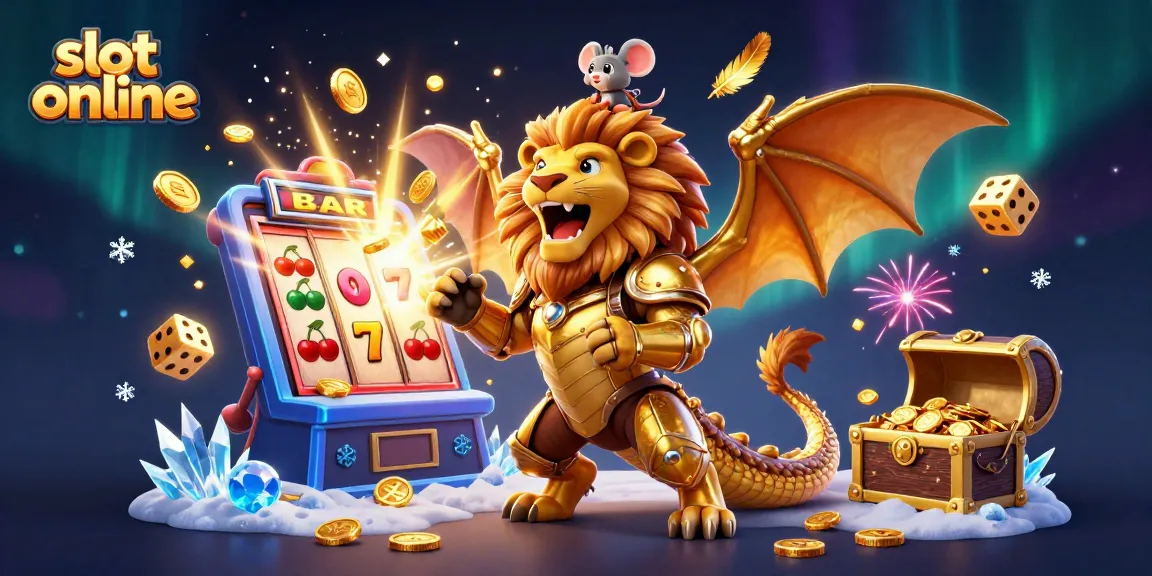 Spin and win with dynamic slot online games featuring exciting characters and vibrant casino elements.
