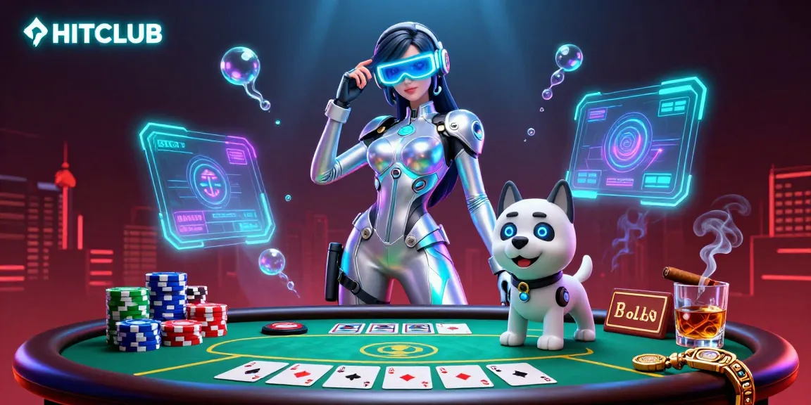 Experience exciting gameplay at HITCLUB with vibrant poker action and captivating holographic technology.