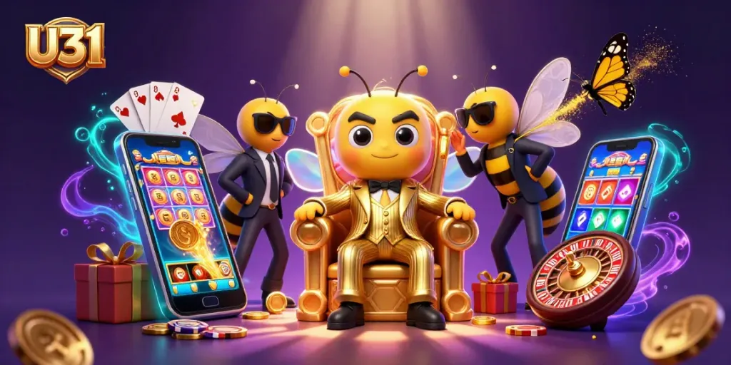 Engage in thrilling gameplay at U31 with vibrant slot games and dynamic casino elements.