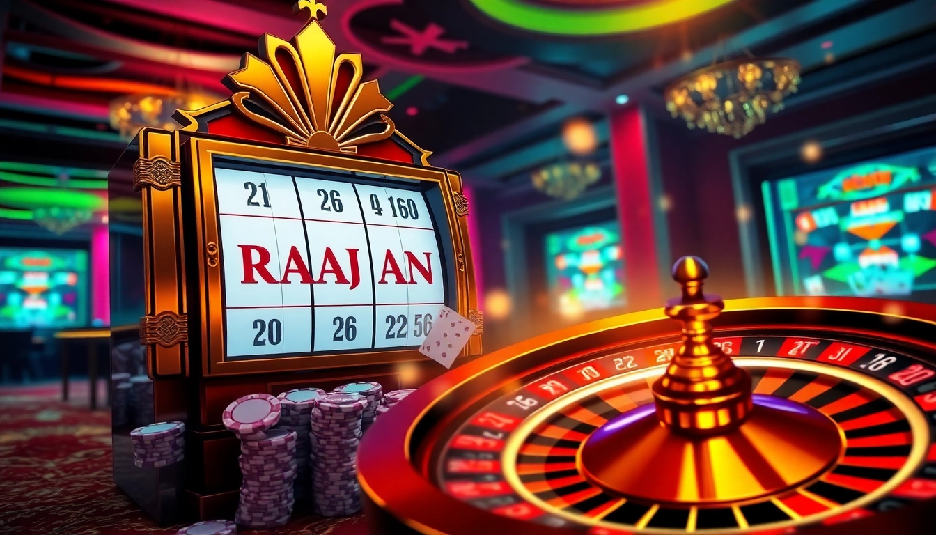 Putar mesin slot RAJAMPO untuk merasakan kemenangan mendebarkan dan kegembiraan di kasino.
