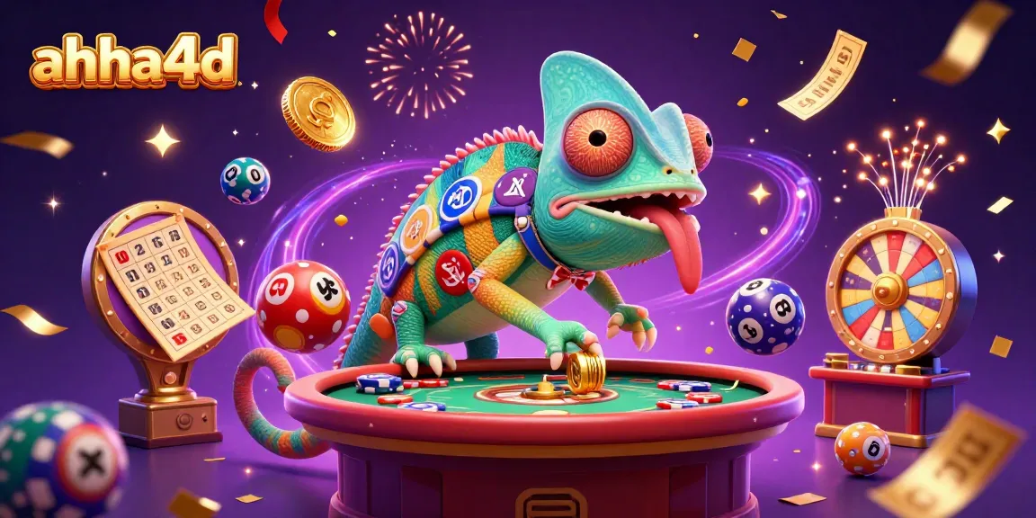 Ahha4d menawarkan sensasi menarik dengan berbagai bola lotere berwarna dan koin emas menjatuhkan kemenangan.