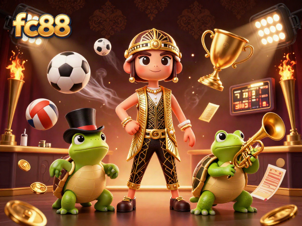 fc88 tham gia vào thế giới cá cược sôi động với hình ảnh hoạt hình 3D đầy màu sắc và chi tiết.