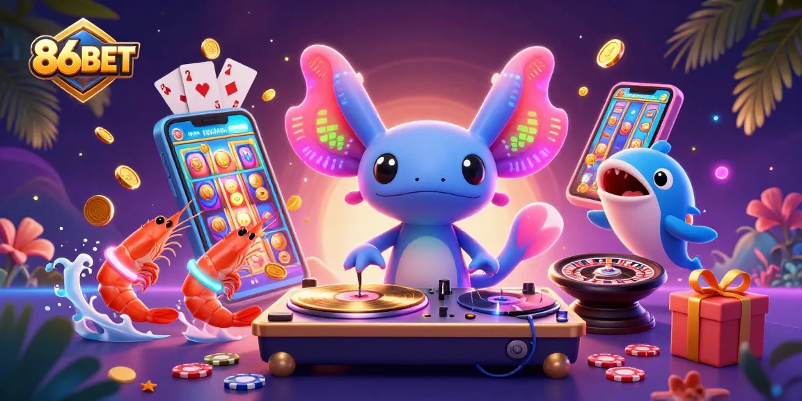 Experience fun with 86BET in a vibrant casino world with exciting game elements.