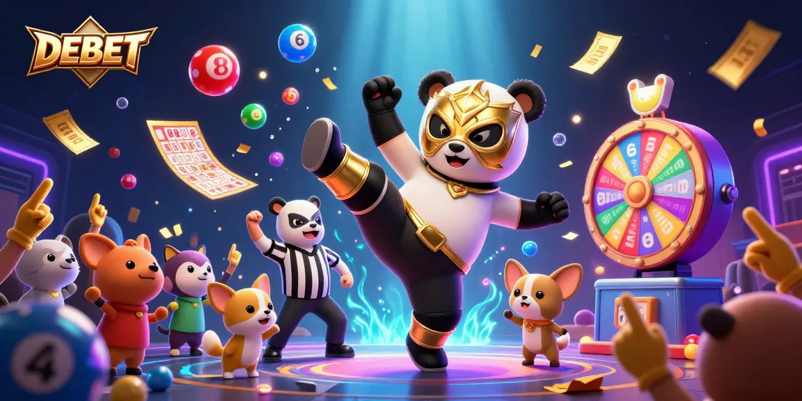 Experience thrilling gameplay at DEBET with vibrant lottery elements and an energetic atmosphere.