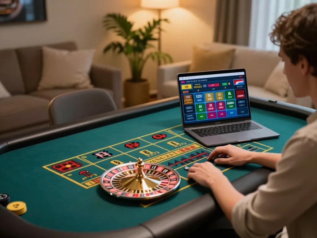 Experience HUBET's live roulette action with immersive online gaming from home.