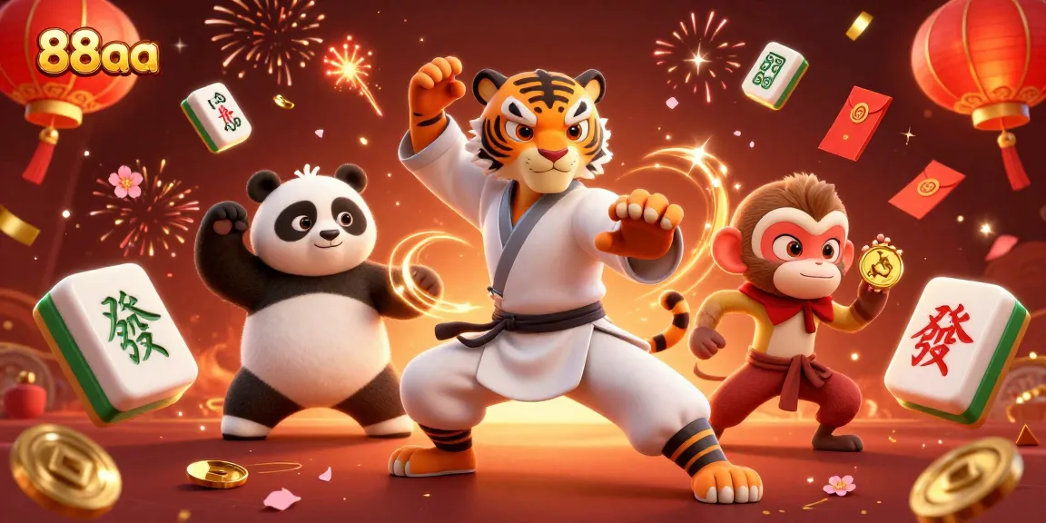 Experience the vibrant gameplay of 88aa with exciting slot reels and engaging characters.