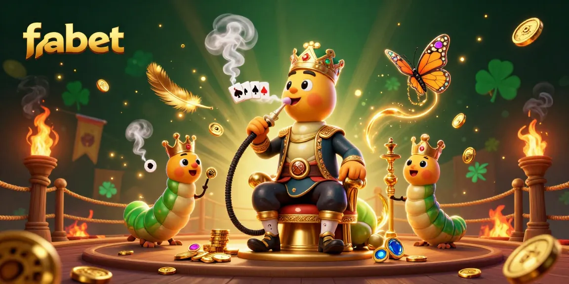 Experience fabet's thrilling casino atmosphere with vibrant characters and gambling elements.