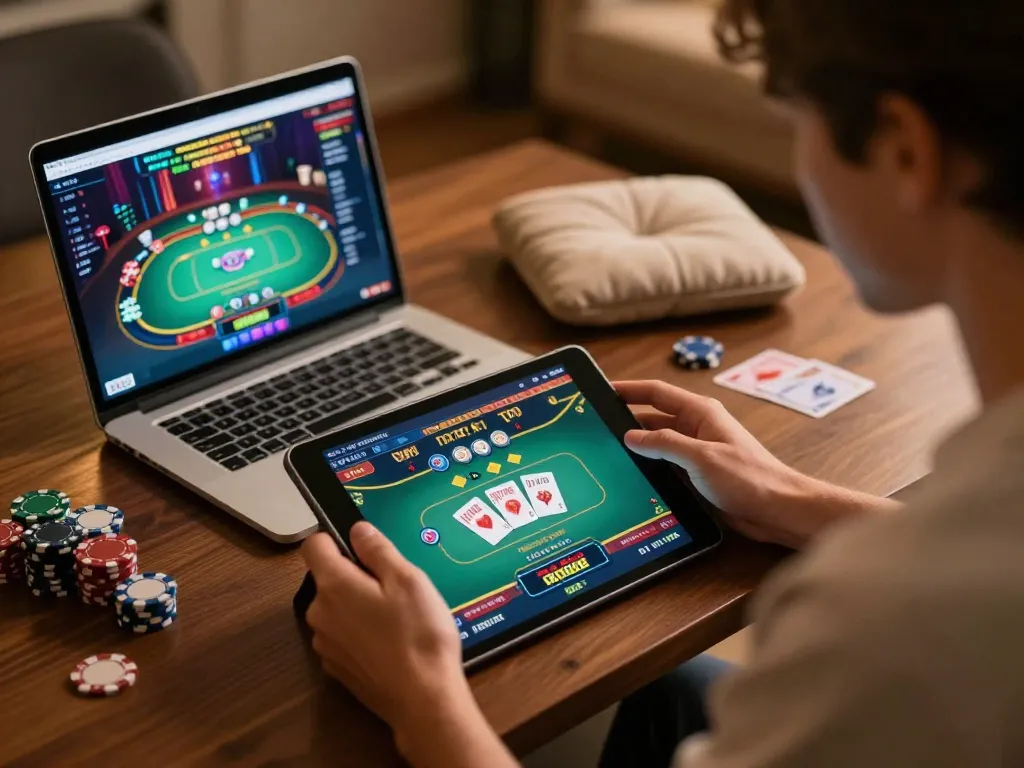 Experience advanced online gaming at MB66 with engaging live casino interfaces.
