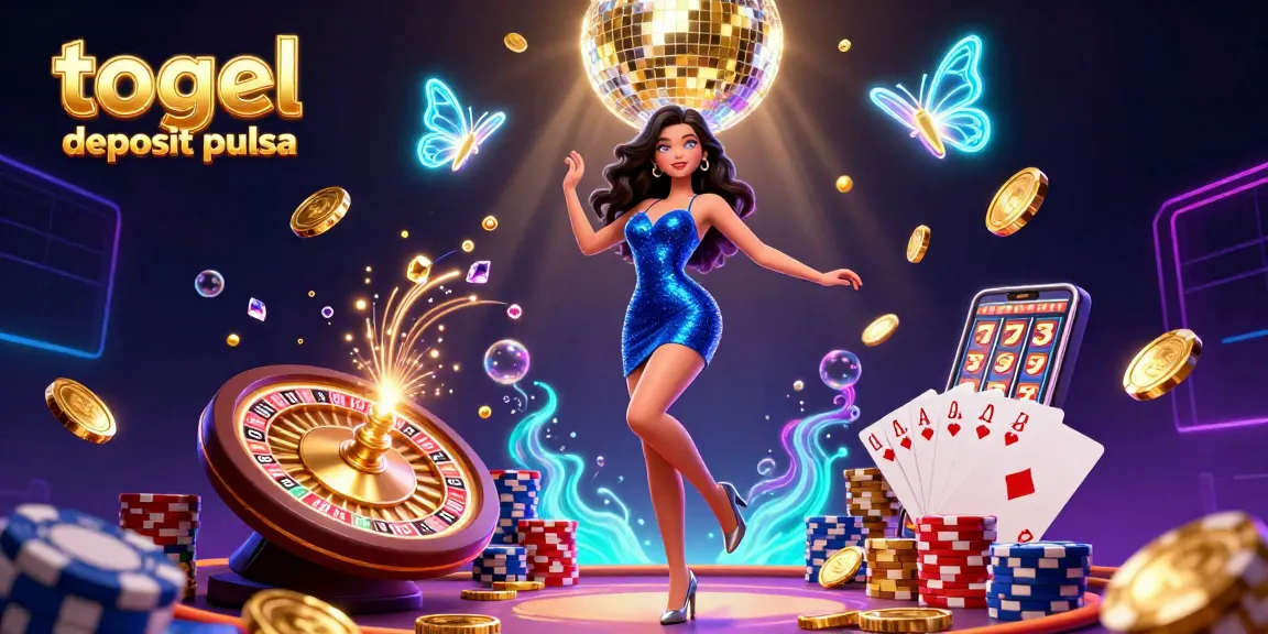Engage in thrilling gaming moments with togel deposit pulsa in this vibrant 3D illustration showcasing excitement and energy.