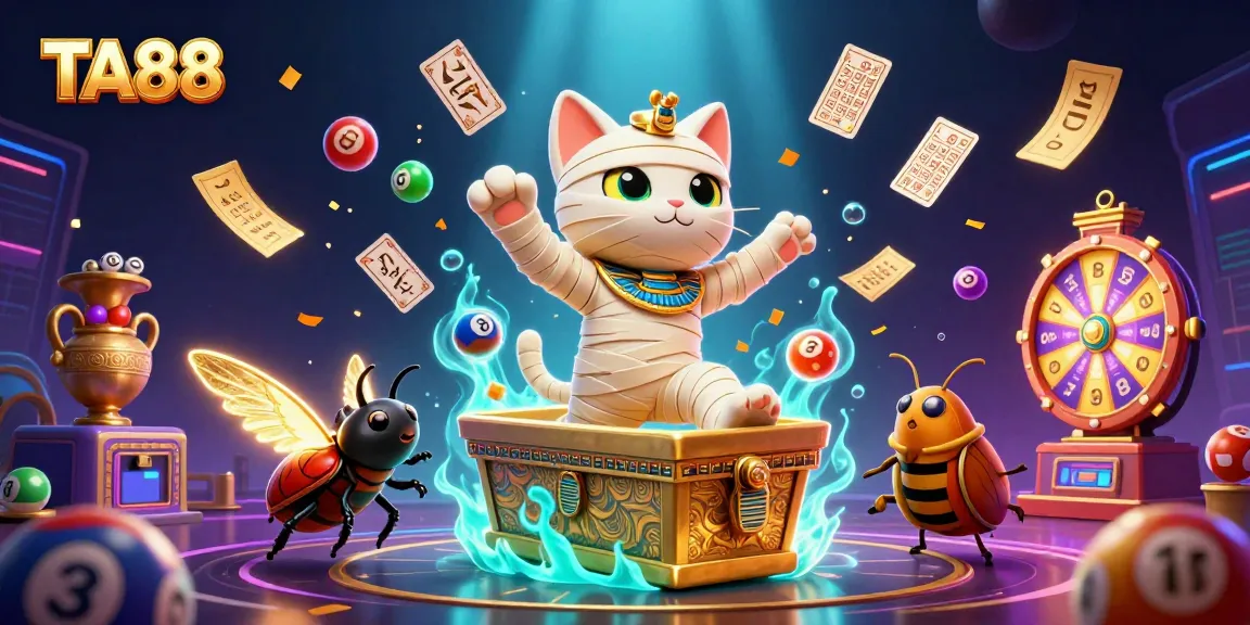 Join the excitement at TA88 with a mummy cat and treasures from an ancient casino
