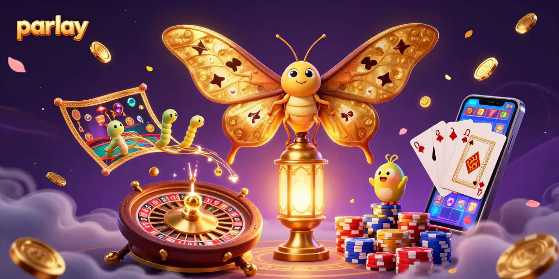 Engage in thrilling parlay bets with vibrant casino elements and spectacular visuals.