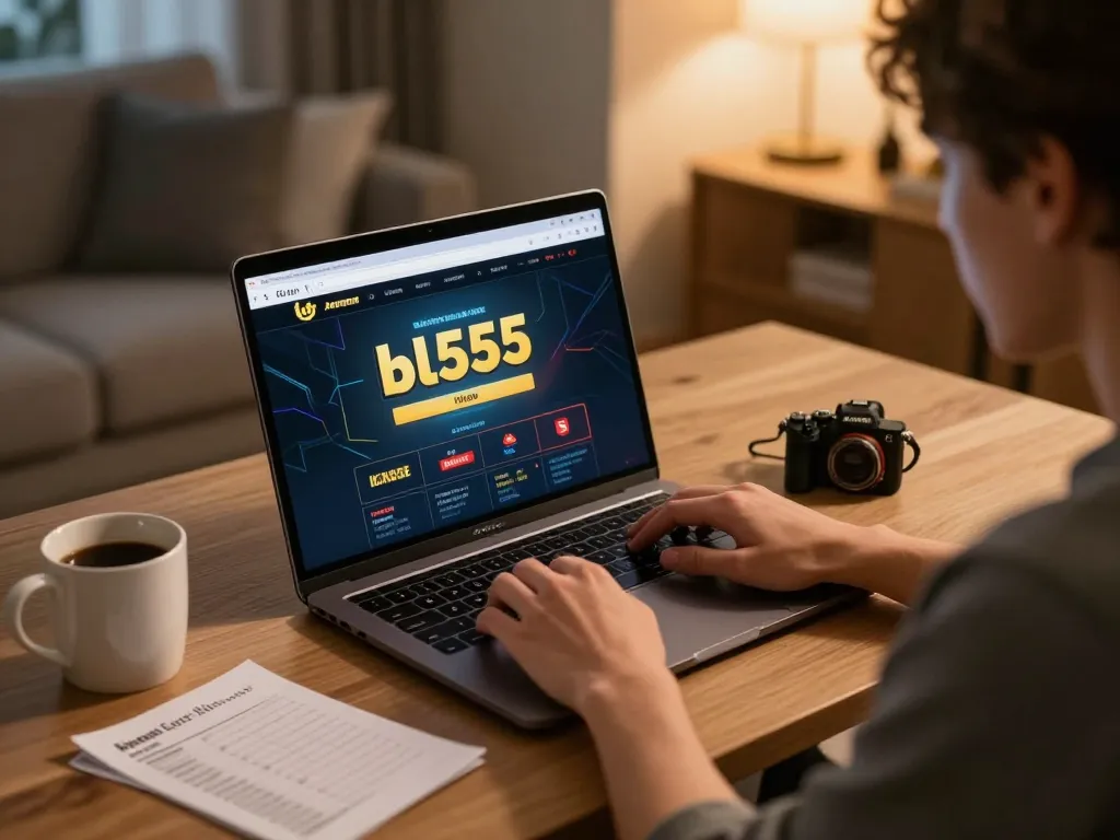 Player enjoying poker on bl555 while sipping coffee and reviewing strategies.