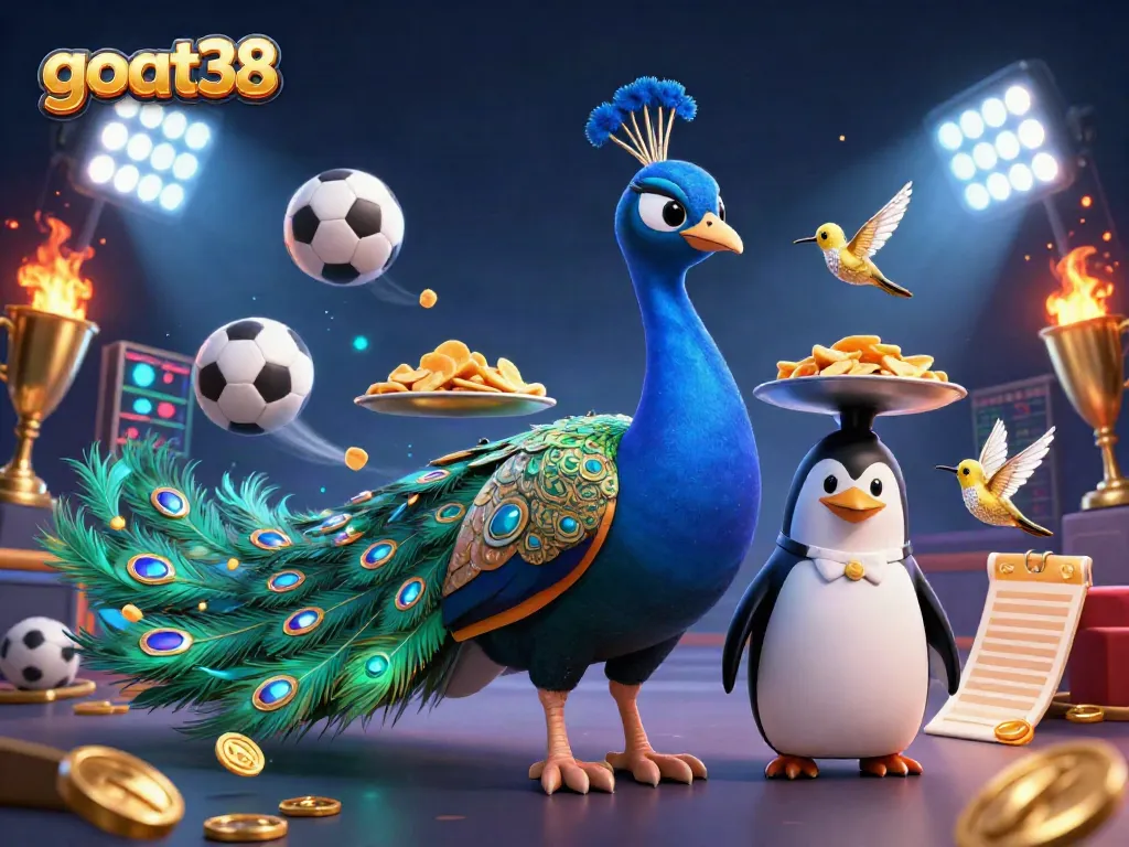 Join the exhilarating world of goat38 with vibrant 3D illustrations of gambling, sports, and luxury.