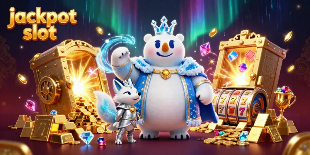 Experience the excitement of jackpot slot machines with dynamic game elements and vivid characters.