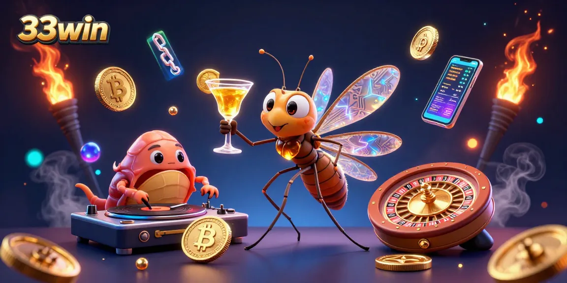 Experience thrilling gameplay at 33win with vibrant casino elements and colorful characters.