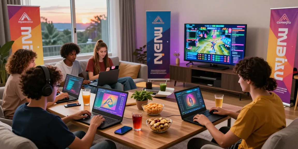 Engaged players enjoying ngamenjitu online gaming in a cozy setting.