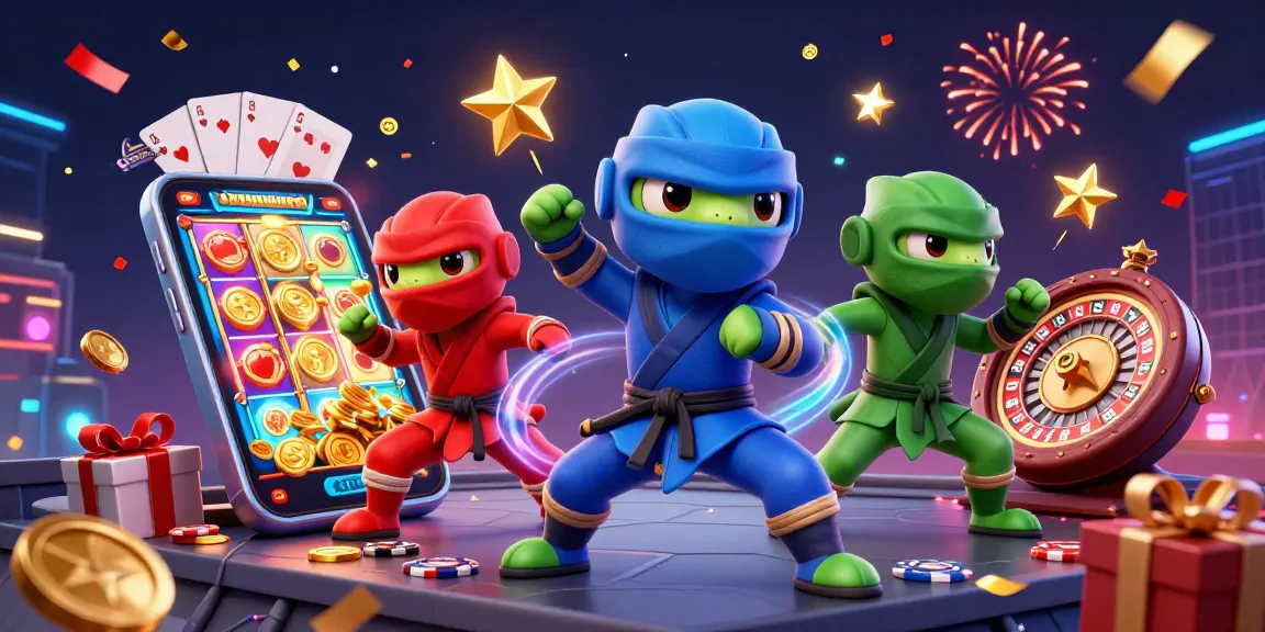 SKY88 chameleons showcase their skills in a vibrant casino-themed 3D extravaganza with exciting game elements.